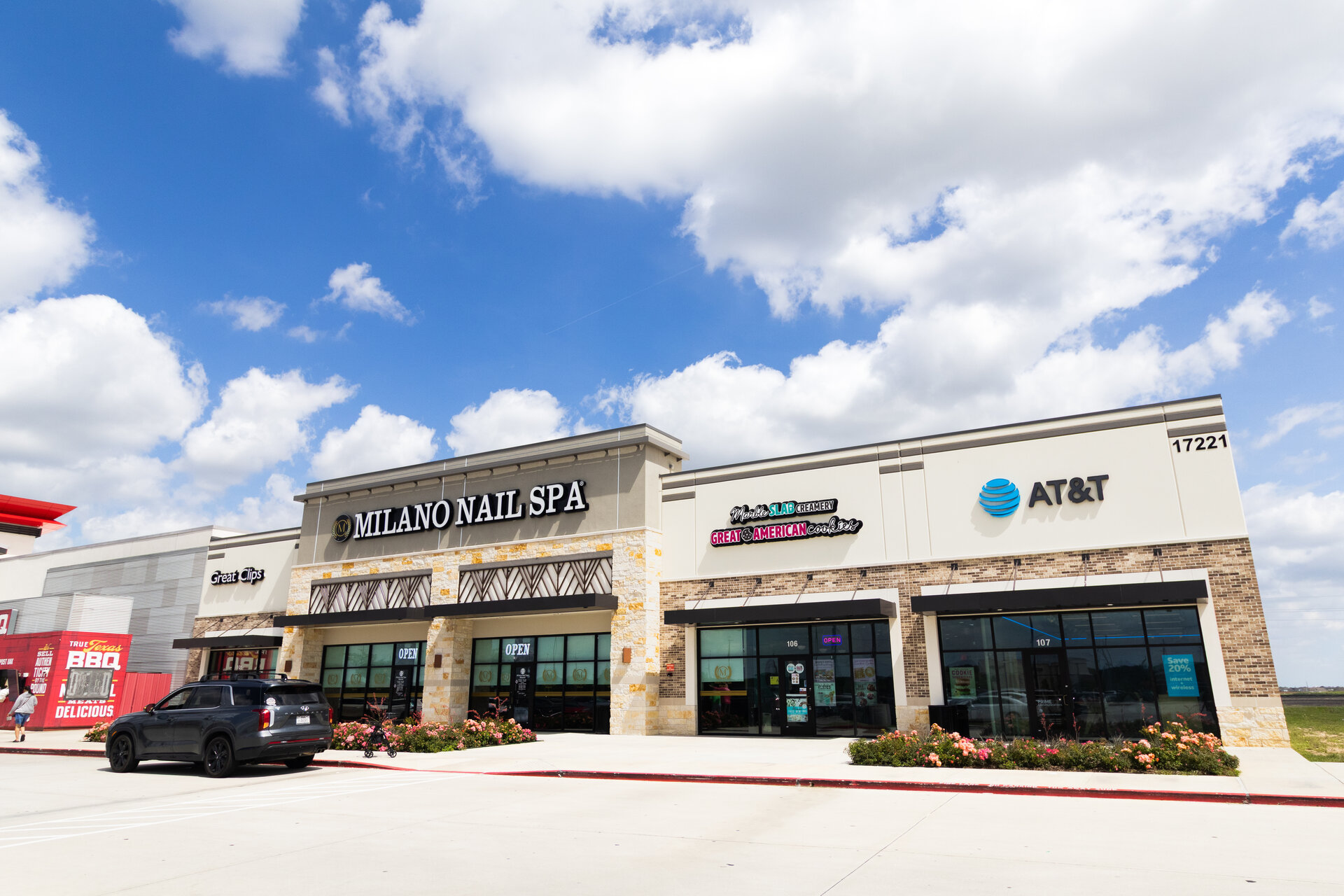 Milano Nail Spa AT&T Strip